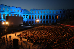 Arena na projekciji Harryja Pottera